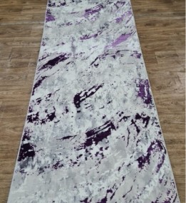 Синтетическая ковровая дорожка MODA 4576 LILAC/L.GREY